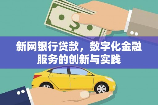 雨花台新网银行贷款，数字化金融服务的创新与实践