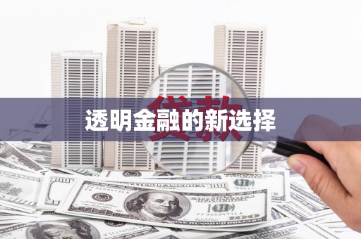 雨花台透明金融的新选择
