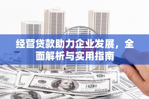 雨花台经营贷款助力企业发展，全面解析与实用指南