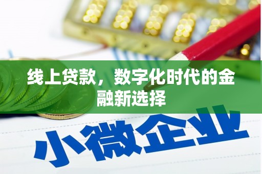 雨花台线上贷款，数字化时代的金融新选择
