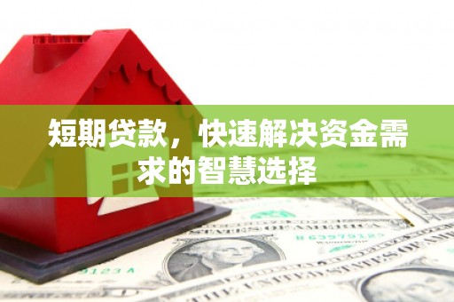 雨花台短期贷款，快速解决资金需求的智慧选择