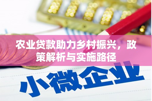 雨花台农业贷款助力乡村振兴，政策解析与实施路径