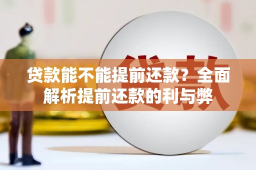 雨花台贷款能不能提前还款？全面解析提前还款的利与弊