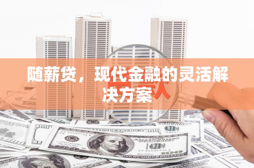 雨花台随薪贷，现代金融的灵活解决方案