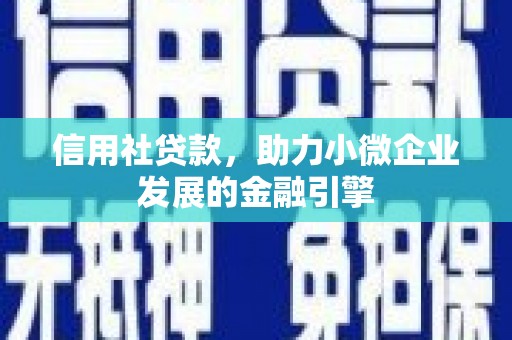 雨花台信用社贷款，助力小微企业发展的金融引擎