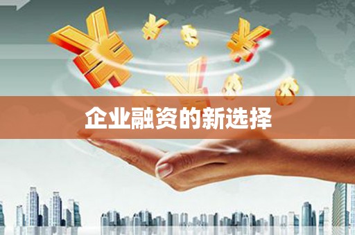 雨花台企业融资的新选择