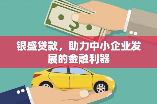 雨花台银盛贷款，助力中小企业发展的金融利器