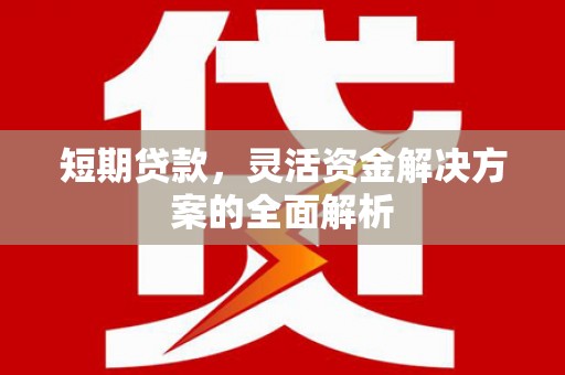 雨花台短期贷款，灵活资金解决方案的全面解析