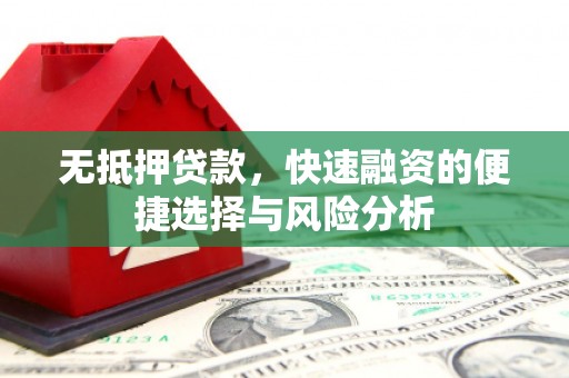 雨花台无抵押贷款，快速融资的便捷选择与风险分析