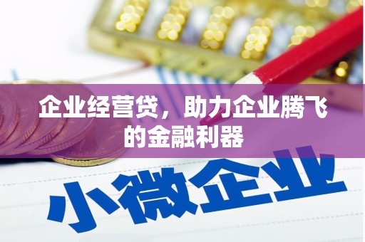 雨花台企业经营贷，助力企业腾飞的金融利器