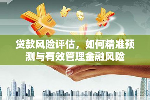 雨花台贷款风险评估，如何精准预测与有效管理金融风险