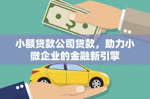 雨花台小额贷款公司贷款，助力小微企业的金融新引擎