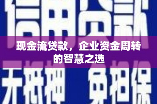 雨花台现金流贷款，企业资金周转的智慧之选