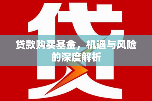 雨花台贷款购买基金，机遇与风险的深度解析