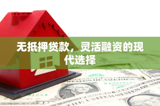 雨花台无抵押贷款，灵活融资的现代选择