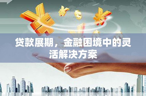 雨花台贷款展期，金融困境中的灵活解决方案