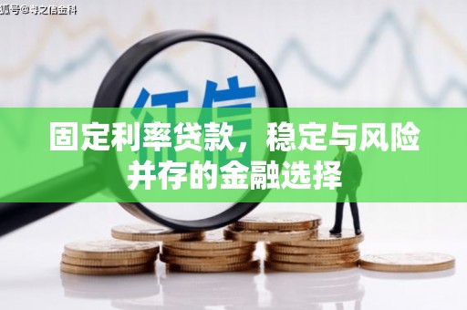 雨花台固定利率贷款，稳定与风险并存的金融选择