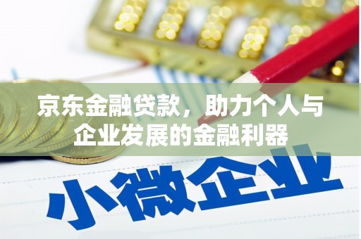 雨花台京东金融贷款，助力个人与企业发展的金融利器