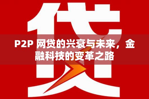 雨花台P2P 网贷的兴衰与未来，金融科技的变革之路