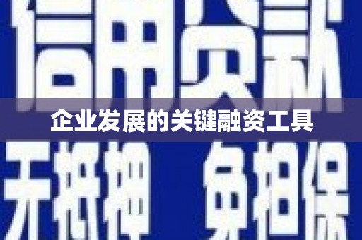 雨花台企业发展的关键融资工具