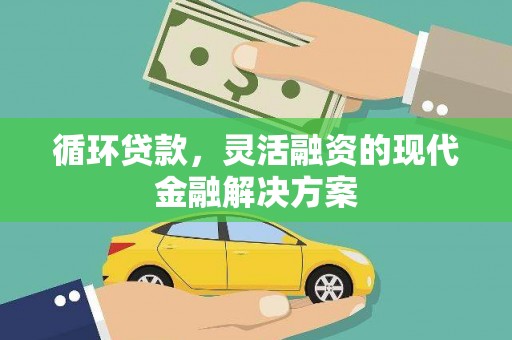 雨花台循环贷款，灵活融资的现代金融解决方案