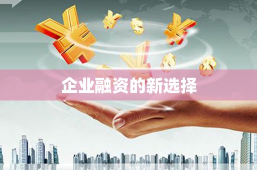 雨花台企业融资的新选择