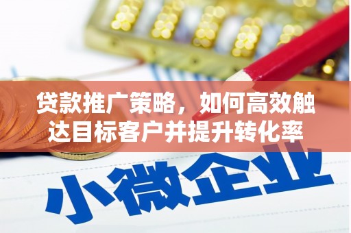 雨花台贷款推广策略，如何高效触达目标客户并提升转化率