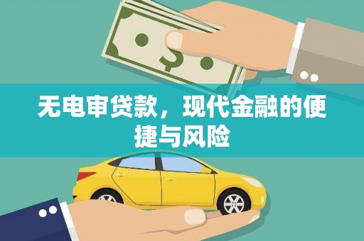 雨花台无电审贷款，现代金融的便捷与风险