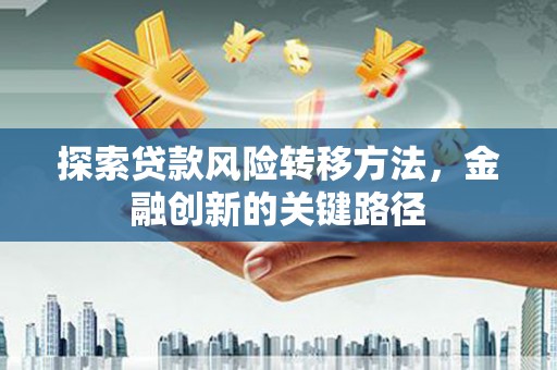 雨花台探索贷款风险转移方法，金融创新的关键路径