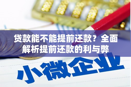 雨花台贷款能不能提前还款？全面解析提前还款的利与弊