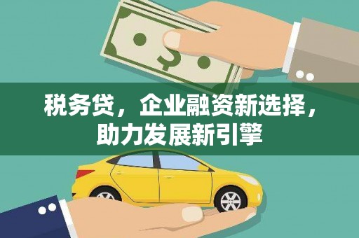 雨花台税务贷，企业融资新选择，助力发展新引擎