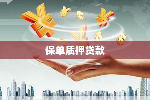 雨花台保单质押贷款