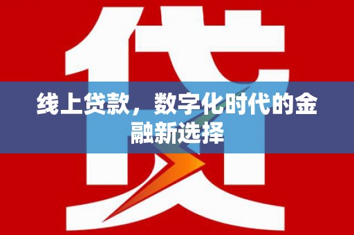 雨花台线上贷款，数字化时代的金融新选择