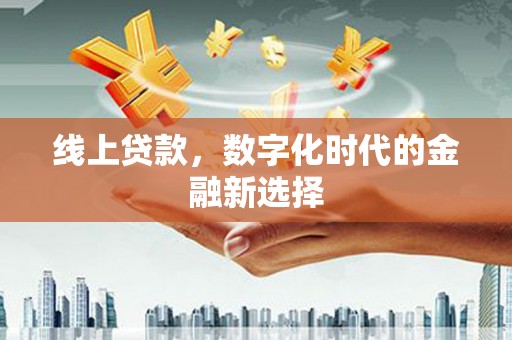 雨花台线上贷款，数字化时代的金融新选择