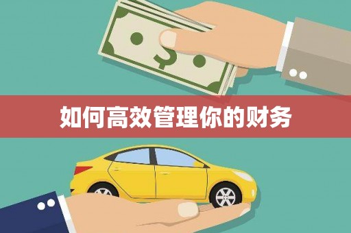 雨花台如何高效管理你的财务