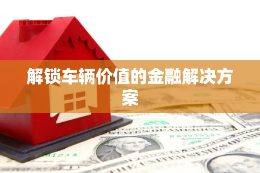 雨花台解锁车辆价值的金融解决方案