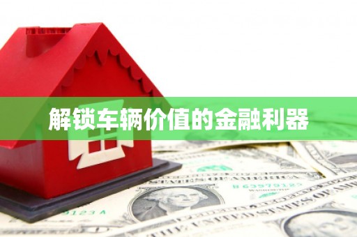 雨花台解锁车辆价值的金融利器