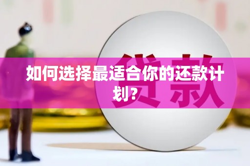 雨花台如何选择最适合你的还款计划？